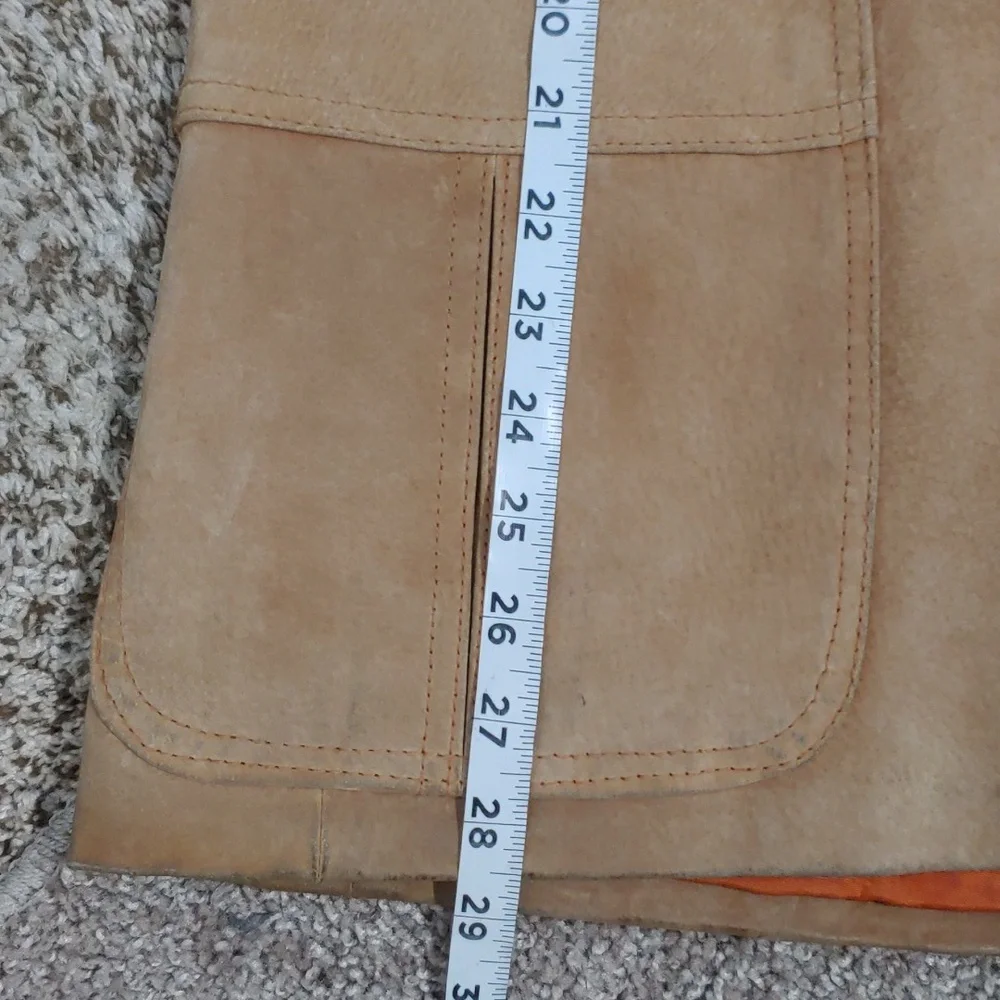 VTG McGregor Blazer Tan Suede Leather Coat Men's Size 42